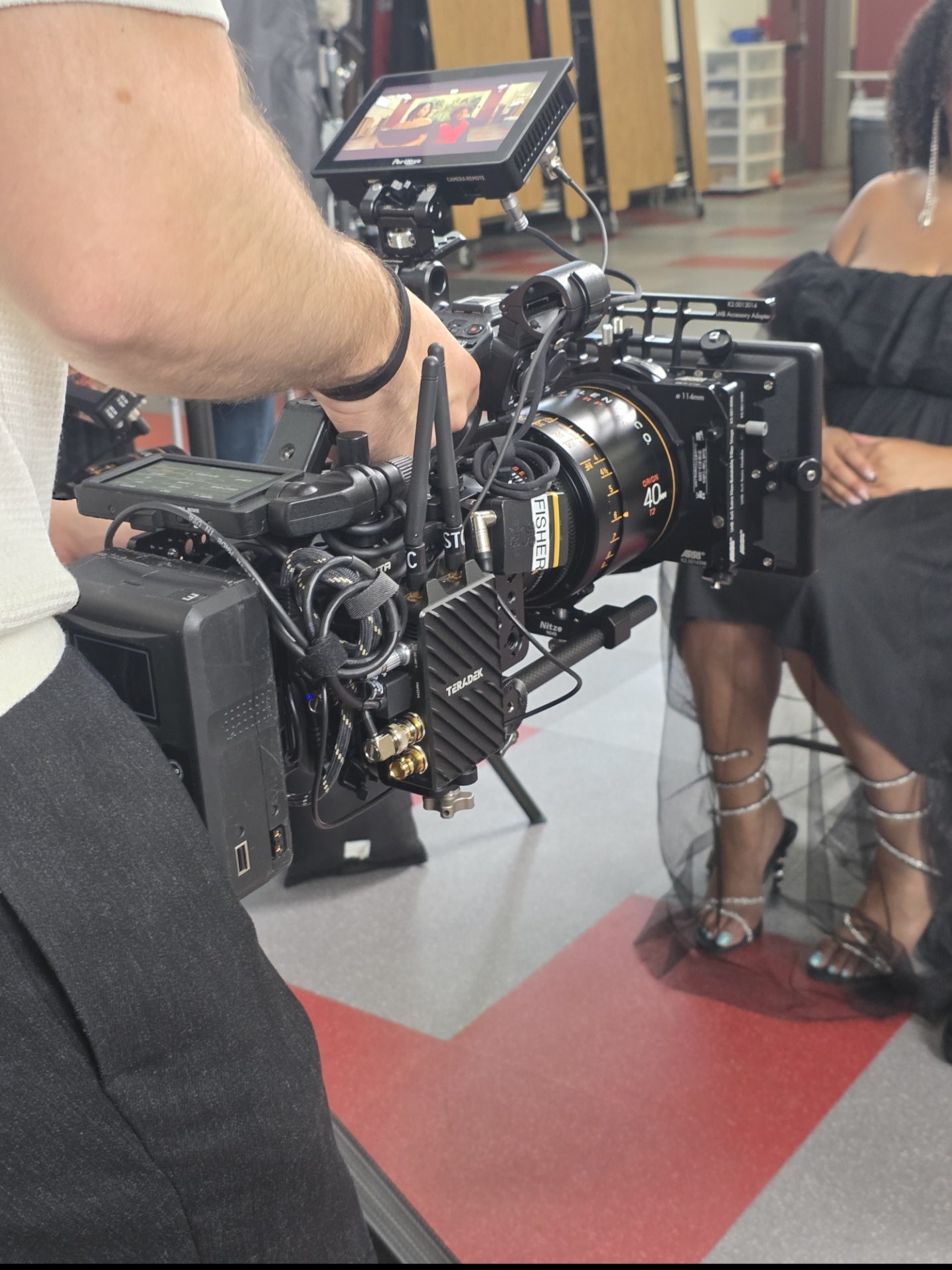 Behind the scenes with Montage Media Production Company: Cinema prime and wireless video on the rig