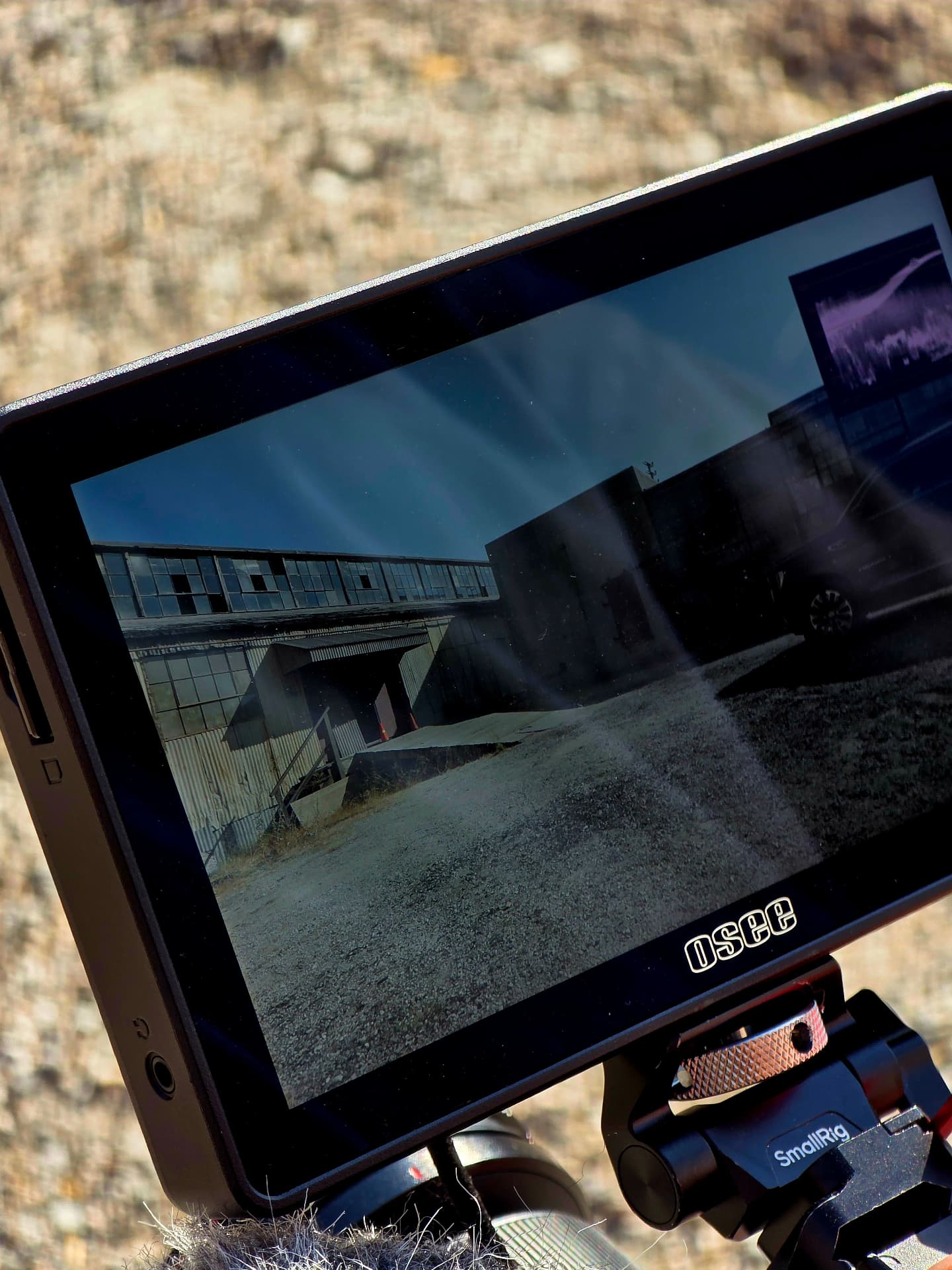 Behind the scenes with Montage Media Production Company: Exterior location framing, quarry site
